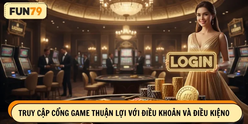 Truy cập cổng game thuận lợi với điều khoản và điều kiện